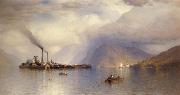 Colman Samuel Storm King on the Hudson oil on canvas